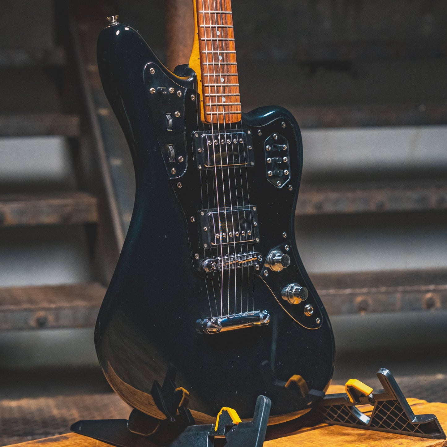 2004 Fender MIJ Jaguar Special HH Electric Guitar, Black - Used