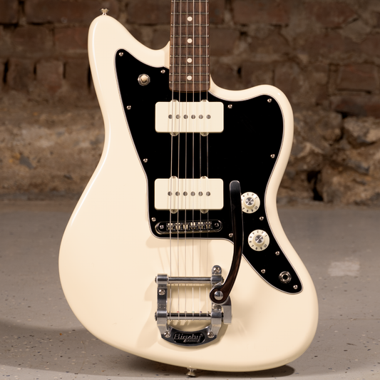 2016 Fender American Special Limited Edition Jazzmaster Electric Guitar, Olympic White w/ OHSC