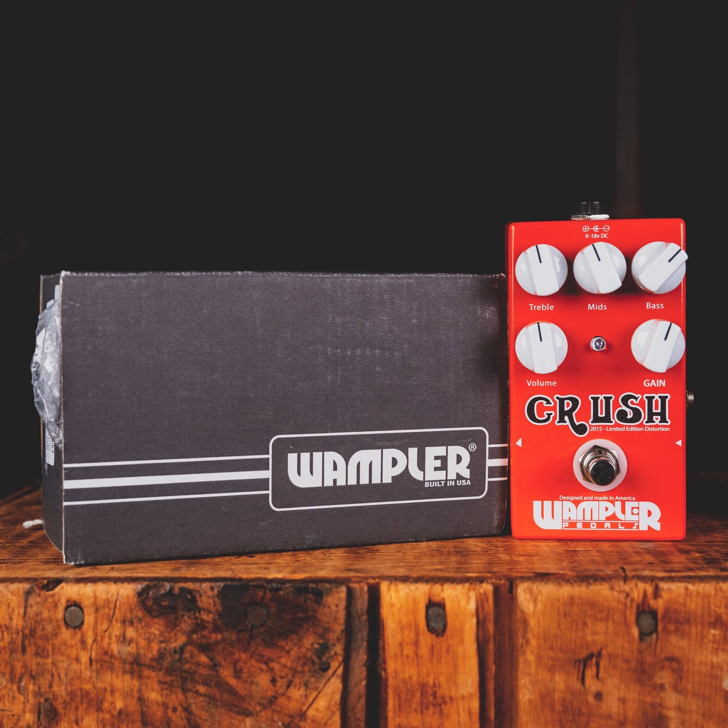 Wampler Crush the Button Overdrive Effect Pedal w/Box - Used