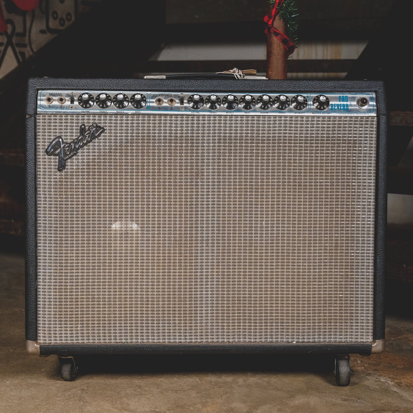 1980 Fender Pro Reverb Combo Amplifier, 70w 2x12 w/Cover - Used