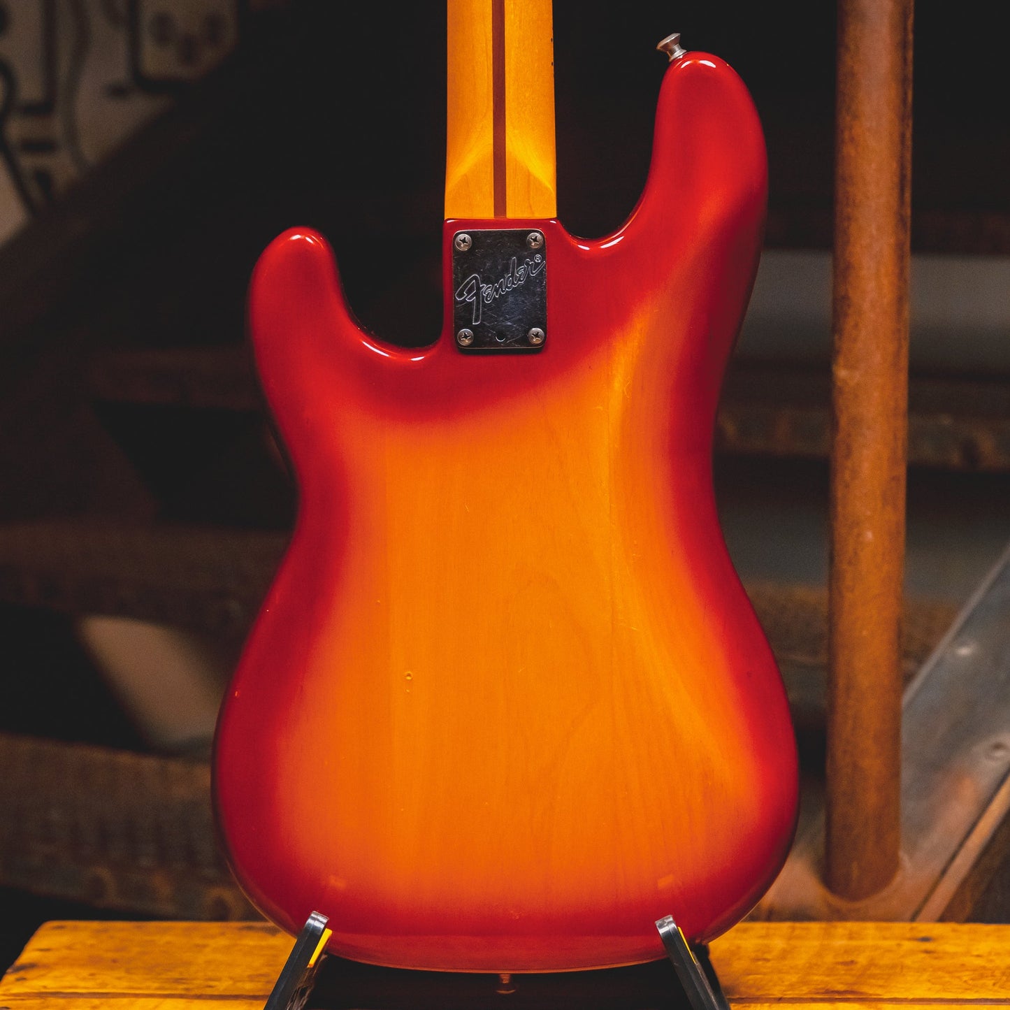 1983 Fender Precision Bass Guitar, Sienna Burst w/OHSC - Used