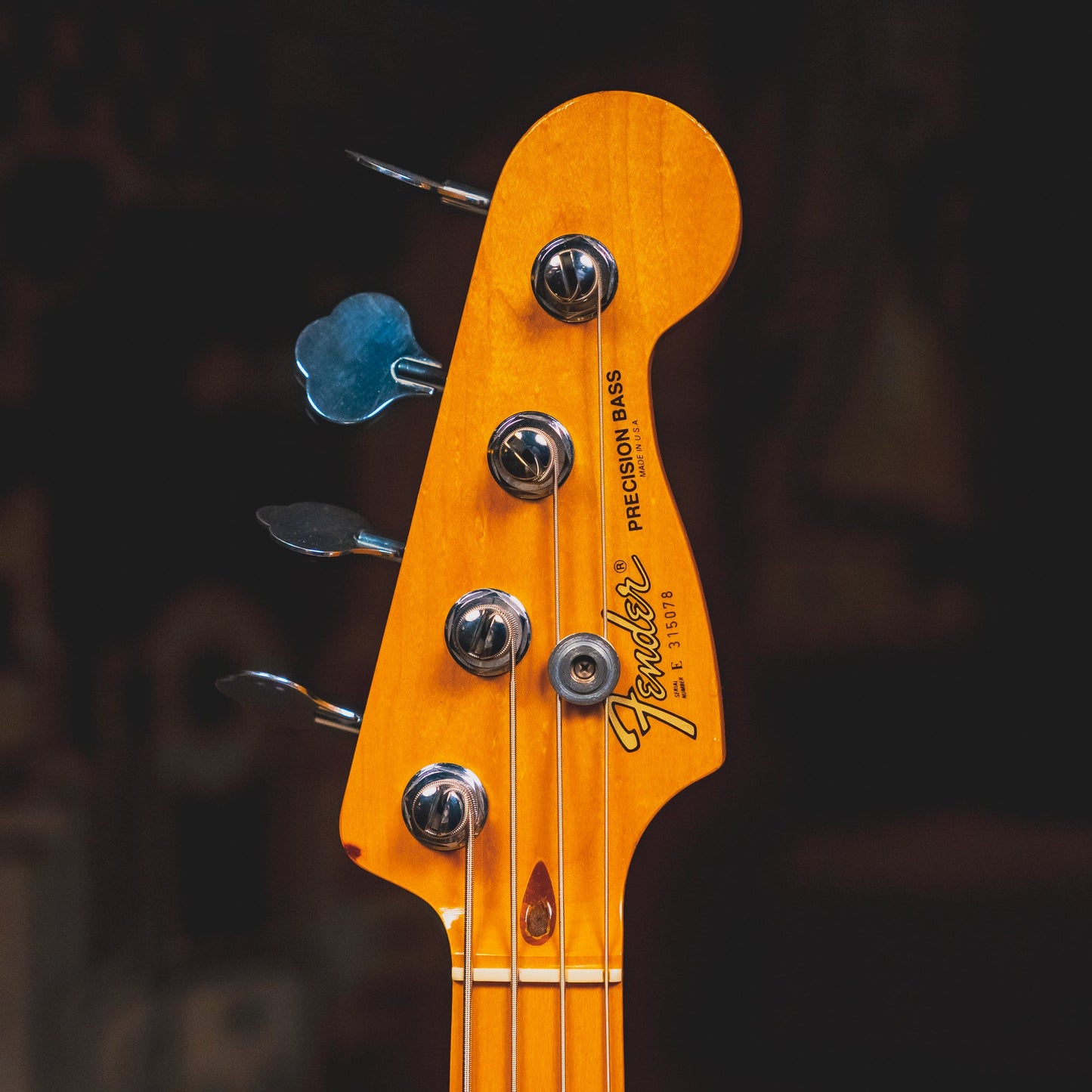1983 Fender Precision Bass Guitar, Sienna Burst w/OHSC - Used